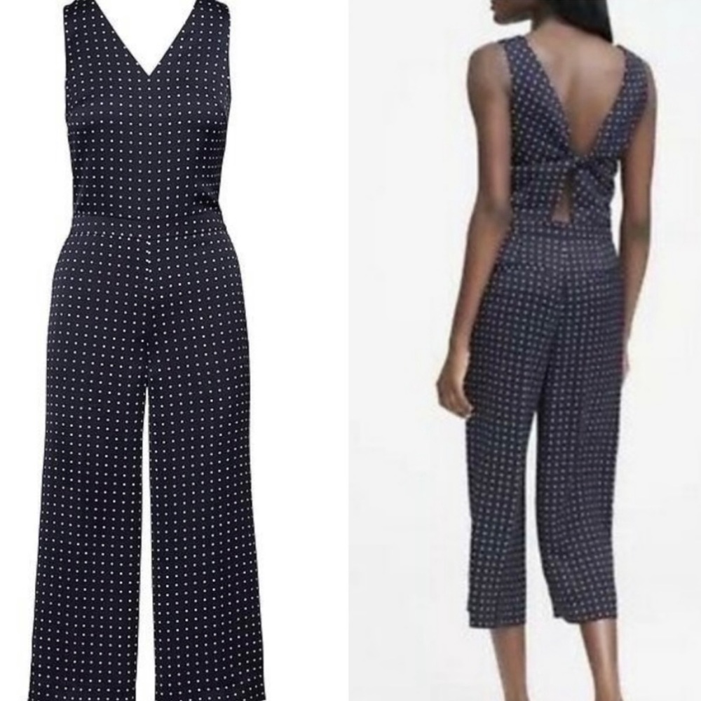 NWT Blue Polka dots  JUMPSUIT size 4 #750826